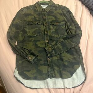 SNEAK PEEK Camouflage 100% Tencel shirt/jacket.